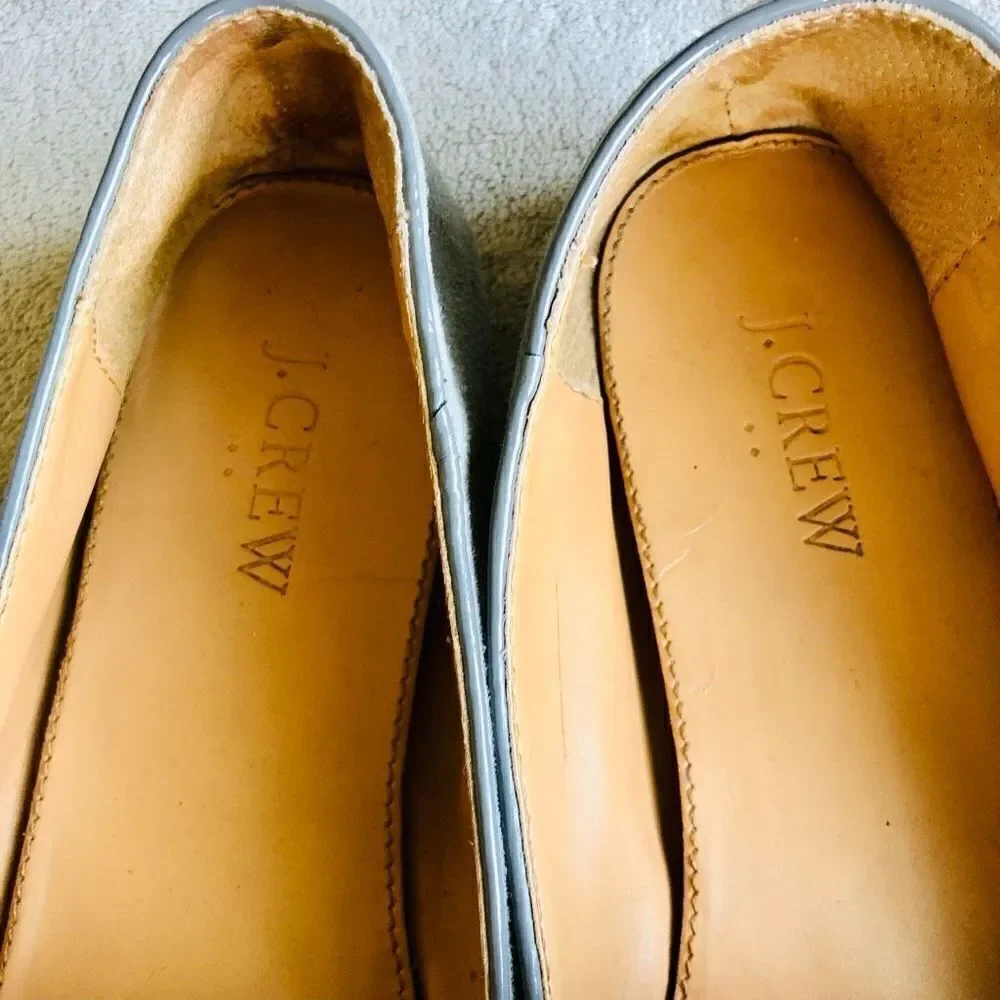 J. Crew Gray Cora Suede Leather Tassel Loafer